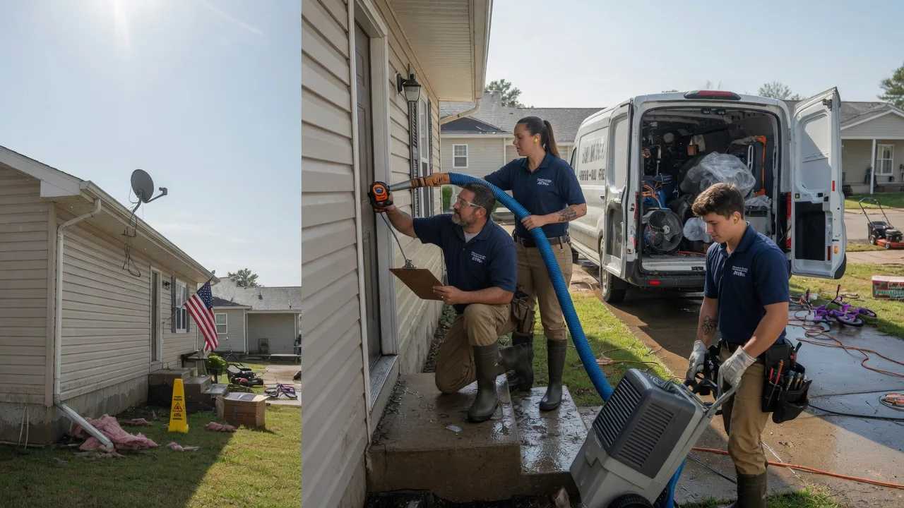 Ceiling Water Damage Restoration in Grover Hill, OH near me